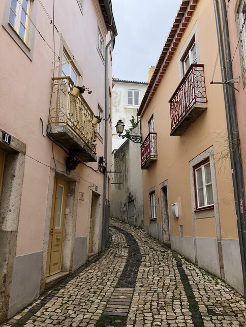 cobblestone streets